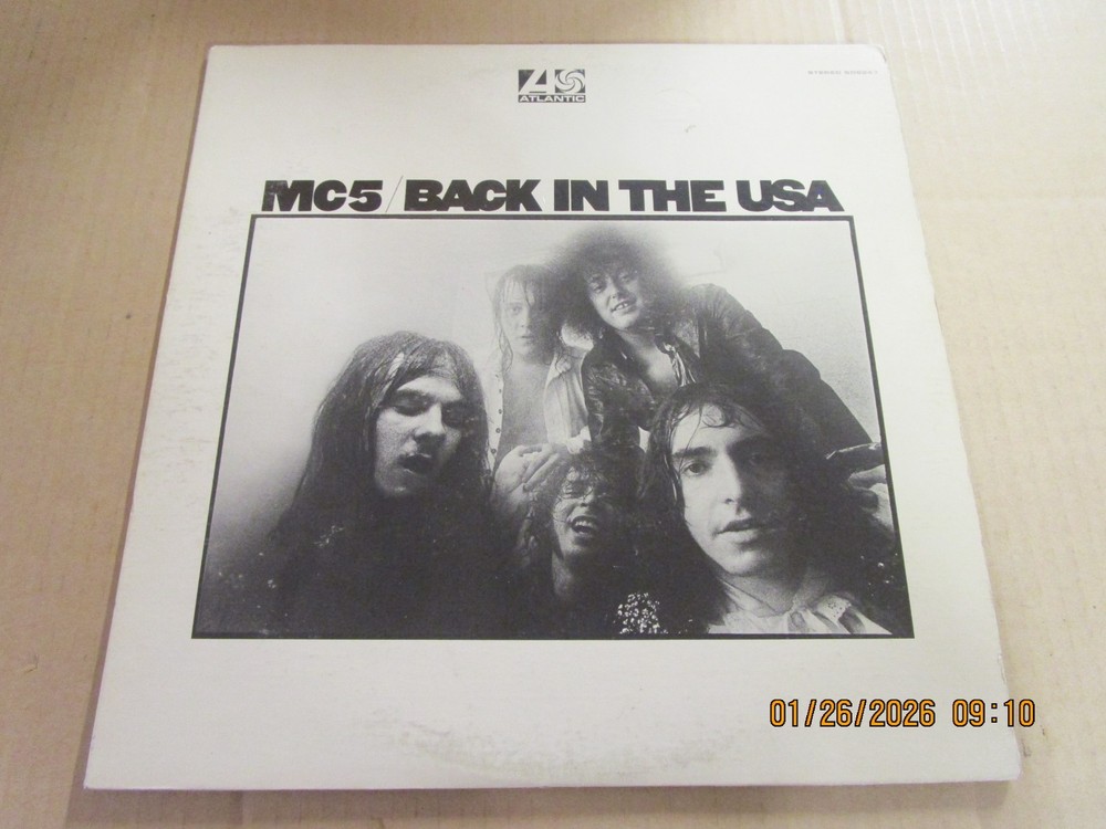 MC5 Back In The USA WHITE LABEL PROMO CTH PRESS LP Used! 1970 Atlantic Records