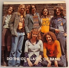 Elastic Oz Band / God Save Oz Full-sided Apple Promo w/ Error / 45 & PS / Great!