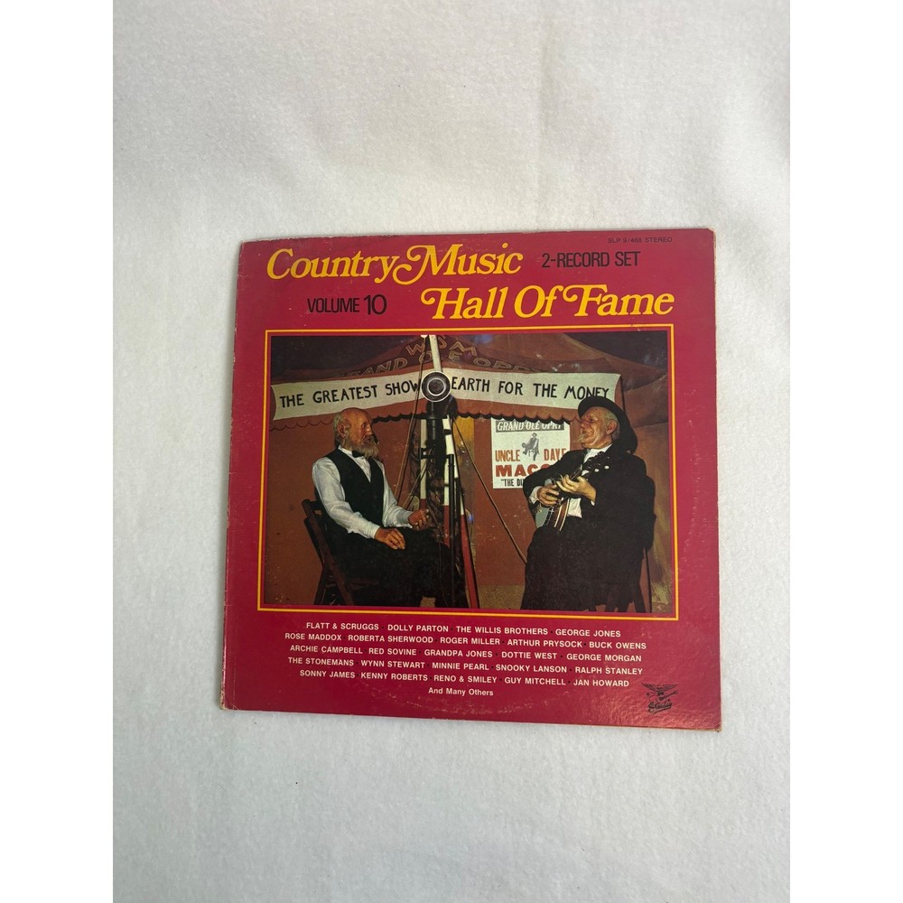 Starday Country Music Hall Of Fame Vol 10 Vinyl LP 12″ Red Various Artists 2-LP