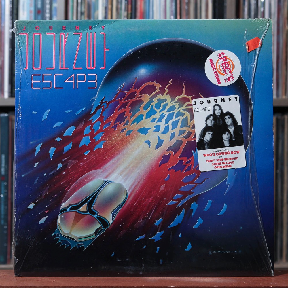 Journey – Escape – w/ SHRINK HYPE – 1981 Columbia, VG/VG+