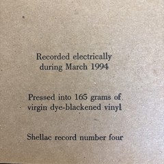 Shellac -At Action Park 165g Black Vinyl LP Touch and Go TG141