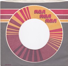 1974 RCA RECORDS LABEL ORANGE/GRAY #56 7″ 45 RPM Original Record Company Sleeve