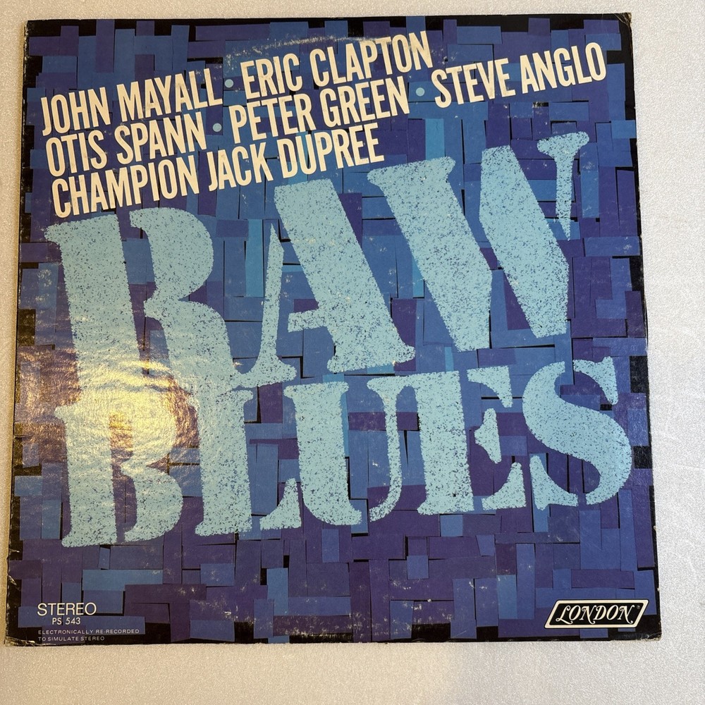 RAW BLUES – VARIOUS ARTISTS – LONDON RECORDS LP PS 543