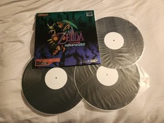 Legend of Zelda Majoras Mask Nintendo N64 OST 3LP Vinyl Test Press Not Moonshake