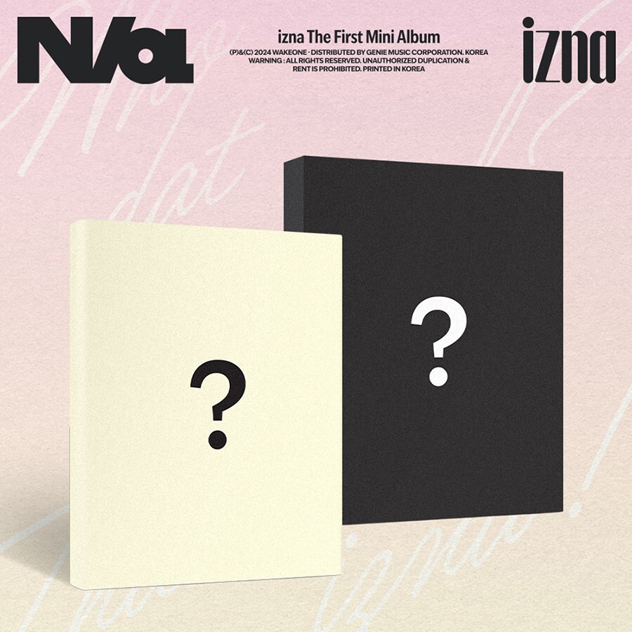 IZNA [N/A] The First Mini Album CD+Photo Book+Lyrics+7 Post Card+4 Card+B.Mark