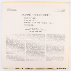 Franz von Suppé – Georg Solti – Overtures – 1968 Repress LP Record CS 6146