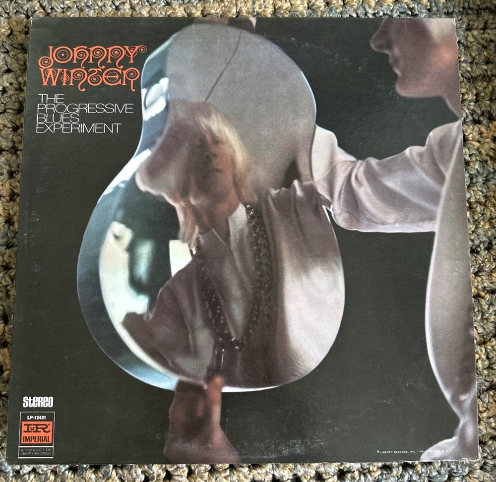 Johnny Winter The Progressive Blues Experiment Vinyl LP 1969 Imperial LP-12431