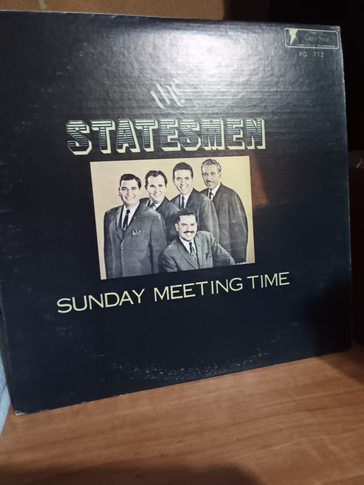 The Statesmen Quartet (Sunday Meeting Time) LP Southern Gospel 1975