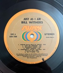 BILL WITHERS Just as I Am VINYL RECORD ONLY No Sleeve