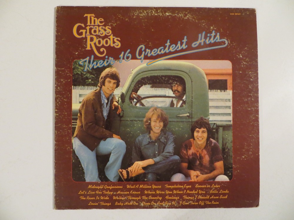 The Grass Roots –Their 16 Greatest Hits-LP 1972 ABC, Repress-Folk Rock/Pop Rock