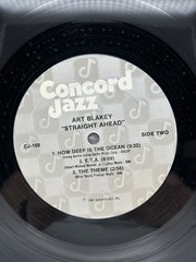 Art Blakey And The Jazz Messengers Straight Ahead Vinyl LP Concord Jazz CJ-168