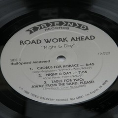 Road Work Ahead ‎– Night & Day 1983 lp TR-520 – Jazz – NM/NM