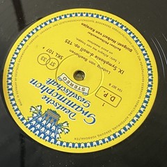 Beethoven Ninth Symphony Box Set Deutsche Grammophon Karajan Big Tulips EX