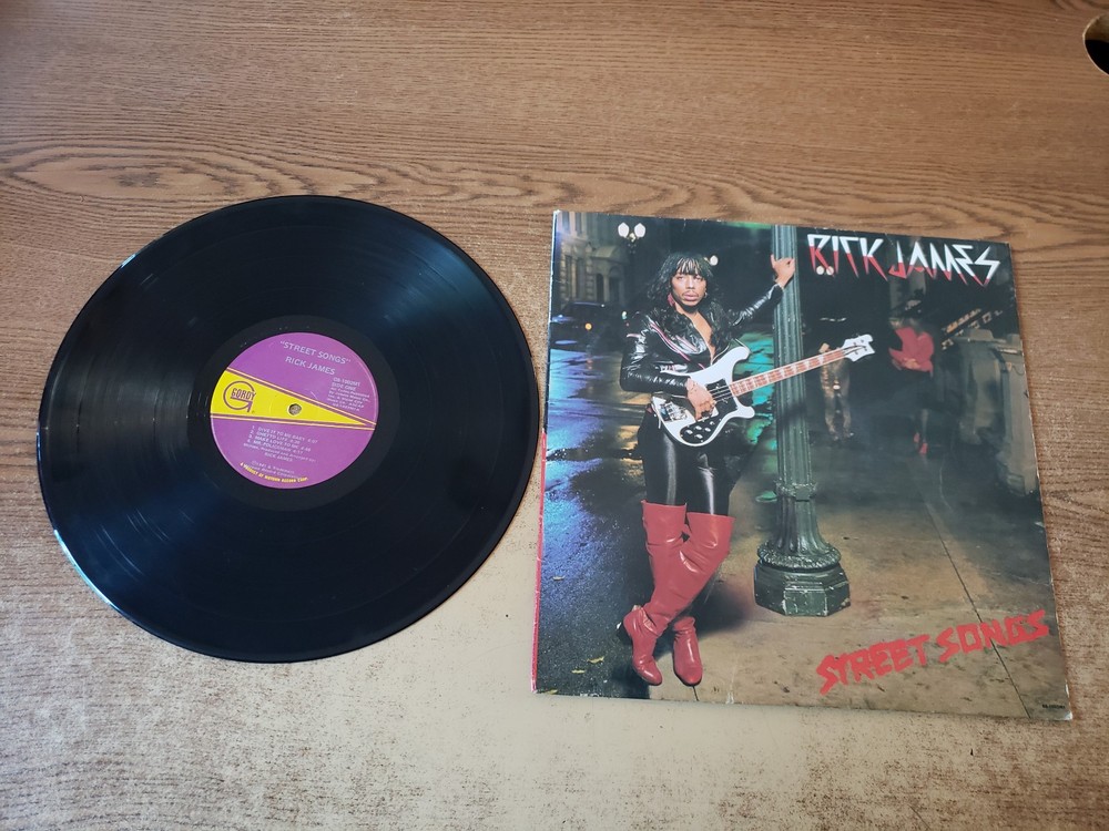 1980s VG+/VG Rick James – Street Songs 1002 LP33, see notes!!
