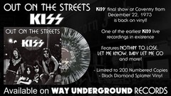 Kiss Out On The Streets LP Splatter Vinyl Earliest recording 1973 !! Limited NEW