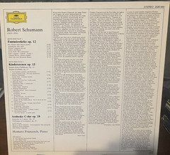 RARE 1977 German Deutsche Grammophon Classical Record Schumann NM/NM+ Francesch