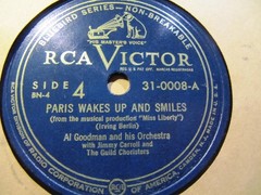 E+ Irving Berlin MISS LIBERTY Paris Wakes Up And Smiles Al Goodman Bluebird BN-4