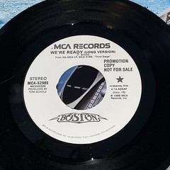Boston We’re Ready short & long version Promo Single MCA Records Jukebox 45