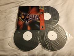 Legend of Zelda Majoras Mask Nintendo N64 OST 3LP Vinyl Test Press Not Moonshake