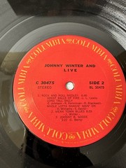 Johnny Winter And ~ LIVE ~ Vinyl LP record ~ 1971 Columbia Records C 30475