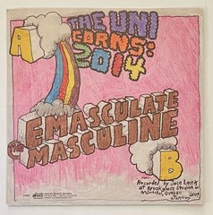 The Unicorns 2014 & Emasculate The Masculine RARE Purple Marble Vinyl 7″ Record
