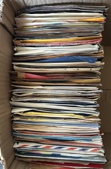 FANCY Lot Of 50 ASSORTED 7″ 45’S Records for your Jukebox or more 7″ Mixed Genre