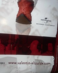 Valentin Elizalde Poster Vencedor Con Fotos Del Estudio De Grabacion100%Original