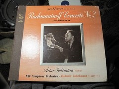 ARTHUR RUBINSTEIN Russian RACHMANINOFF Piano Concerto No 2 C Minor VICTOR M-1075