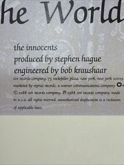 Erasure: The Innocents 1988 Vinyl LP 1-25730 Sire Records G/NM Tested READ!