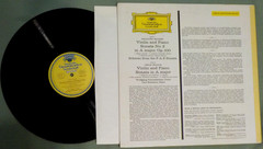 DGG 138633 SLPM Red Stereo Brahms 7 Franck Sonatas, Violin & Piano Schneiderhan