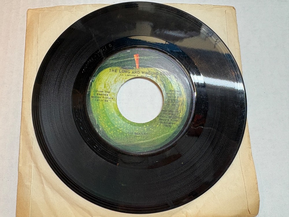 THE BEATLES The Long And Winding Road APPLE 45 7″ Record Vinyl Records