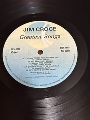 Jim Croce His Greatest Songs K-Tel Folk Greatest Hits LP Vinyl Record Album