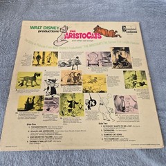 The Aristocats Vinyl Record 1970 Disneyland DQ-1333 Walt Disney Soundtrack LP