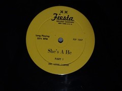 Mr. Lynn Carter LP He’s a She Fiesta label VG+ 1960’s Female impersonator
