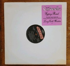 Cinderella Gypsy Road 1988 PROMO MERCURY 12″ LP VG+/EX CLEAN VINYL ORIGINAL HTF