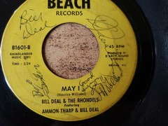 G’TEED ALL SIGNED 1960s Good-/FAIR+ Bill Deal & Rhondels When A Man SEE NOTES!45