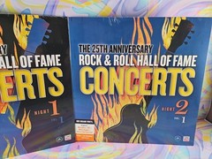 Lot of 2 Rock and Roll Hall of Fame Time Life Records: Night 1 V1, Night 2 V1