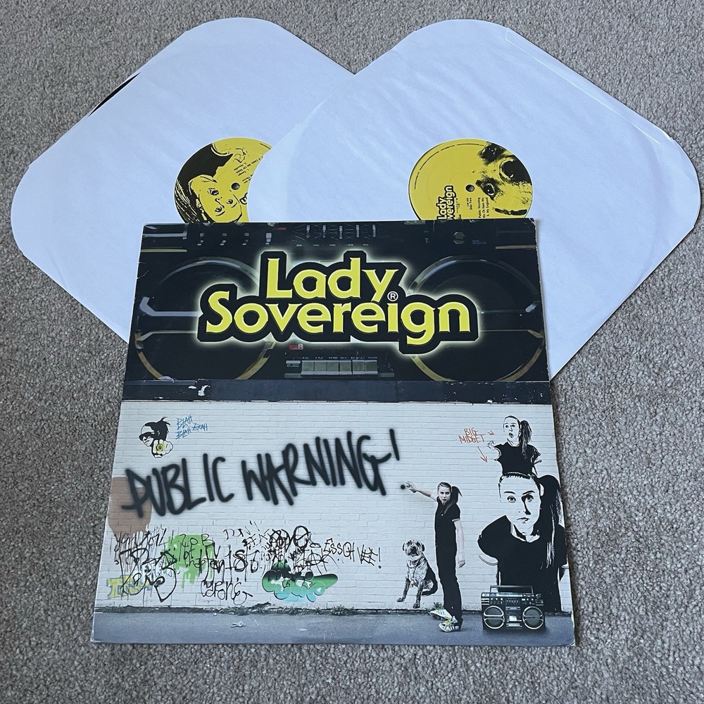 Lady Sovereign – Public Warning! Vinyl Record FIRST US Pressing 2006 9-5