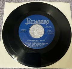 Rare Texas Blues 45 BIG ROGER COLLINS “ Bad Luck’s Ahead “ Palladium 655 Nice