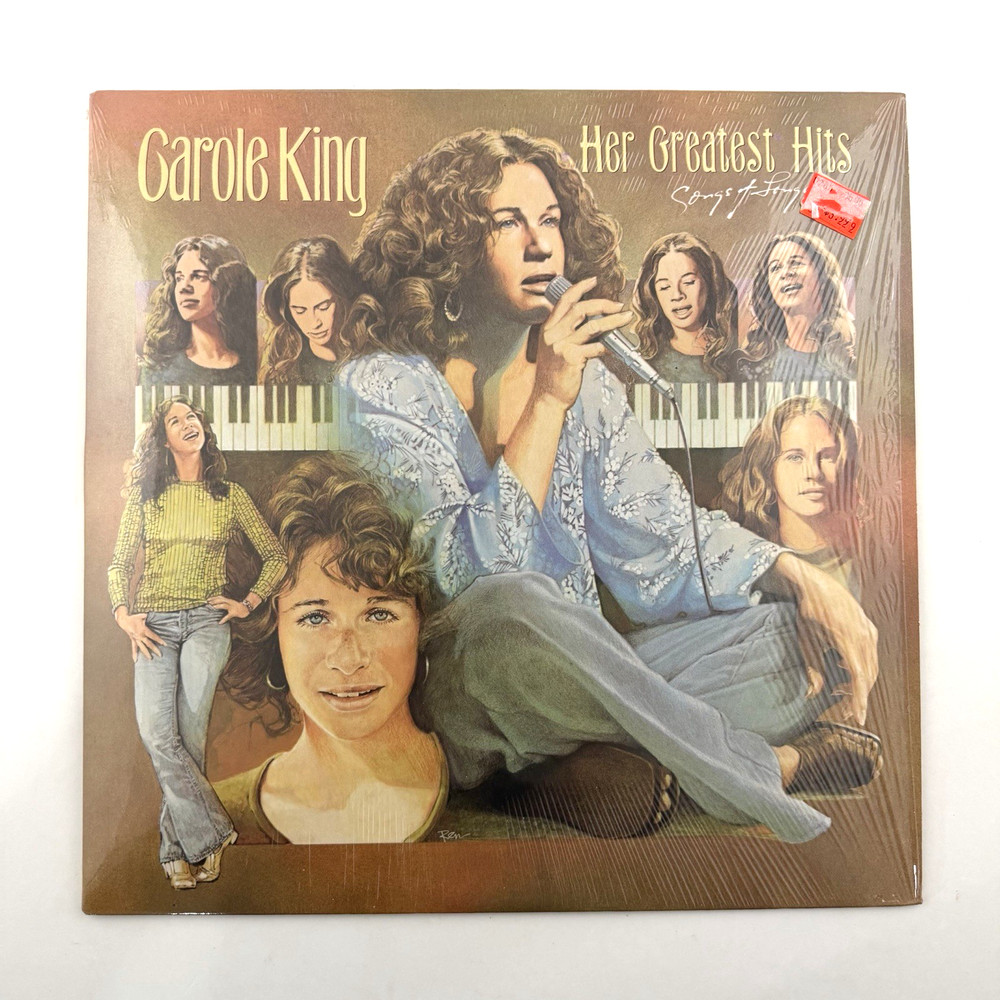 CAROLE KING Her Greatest Hits LP Epic 1981 IN SHRINK Near Mint!