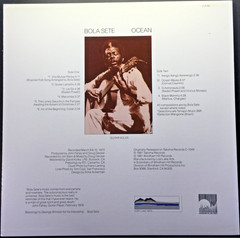 Bola Sete – Ocean – 1981 Windham Hill Vinyl LLA 82 World Fusion Acoustic Guitar!