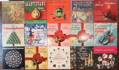 15 Vintage Christmas LP Record Lot Mantovani Julie Andrews Firestone VG+ Vinyl