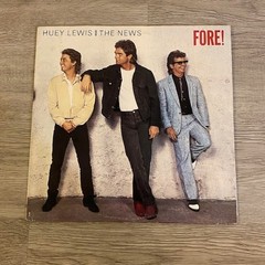 Huey Lewis and the News Fore! Vinyl Record LP 1986 Chrysalis OV 41534