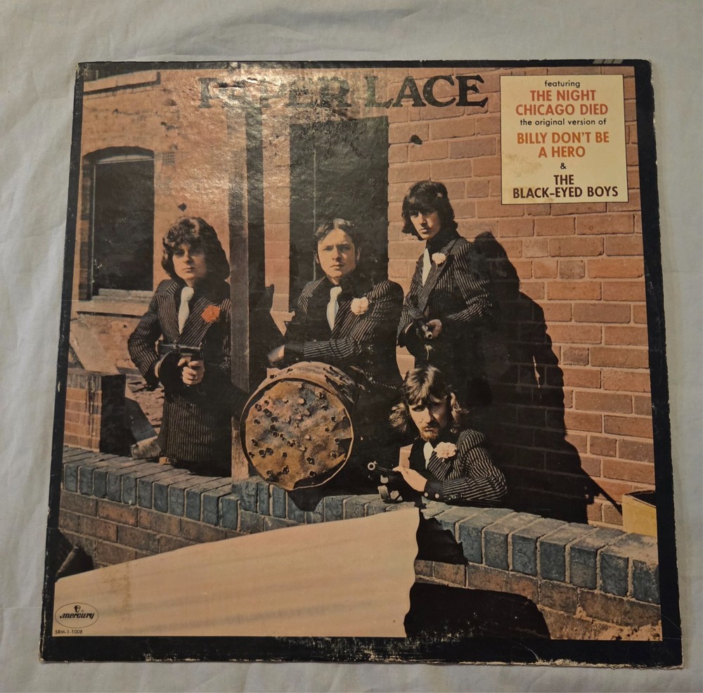 Paper Lace The Night Chicago Died Mercury 45 Vinyl VG+