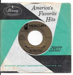 JOHN BARRY From Russia With Love/James Bond Theme on Mercury PROMO 45 HEAR