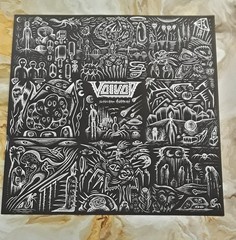 VOIVOD SYNCHRO ANARCHY GREEN TRANSPARENT VINYL W/POSTER NM-/NM- LIKE NEW