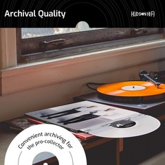 Hudson Hi-Fi Anti-Static Vinyl Record Inner Sleeves-Protective Sleeve 50 or 100