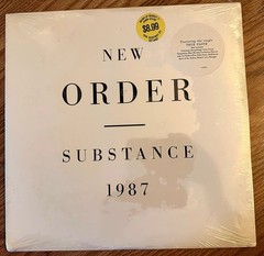 New Order Substance 1987 vinyl. Original US Pressing Sealed with Hype Sticker
