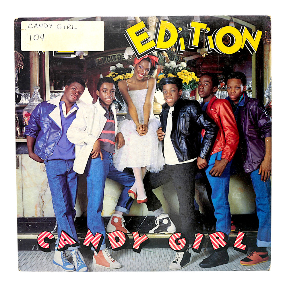 New Edition Candy Girl LP SWRL 3301 Streetwise R&B Soul VG