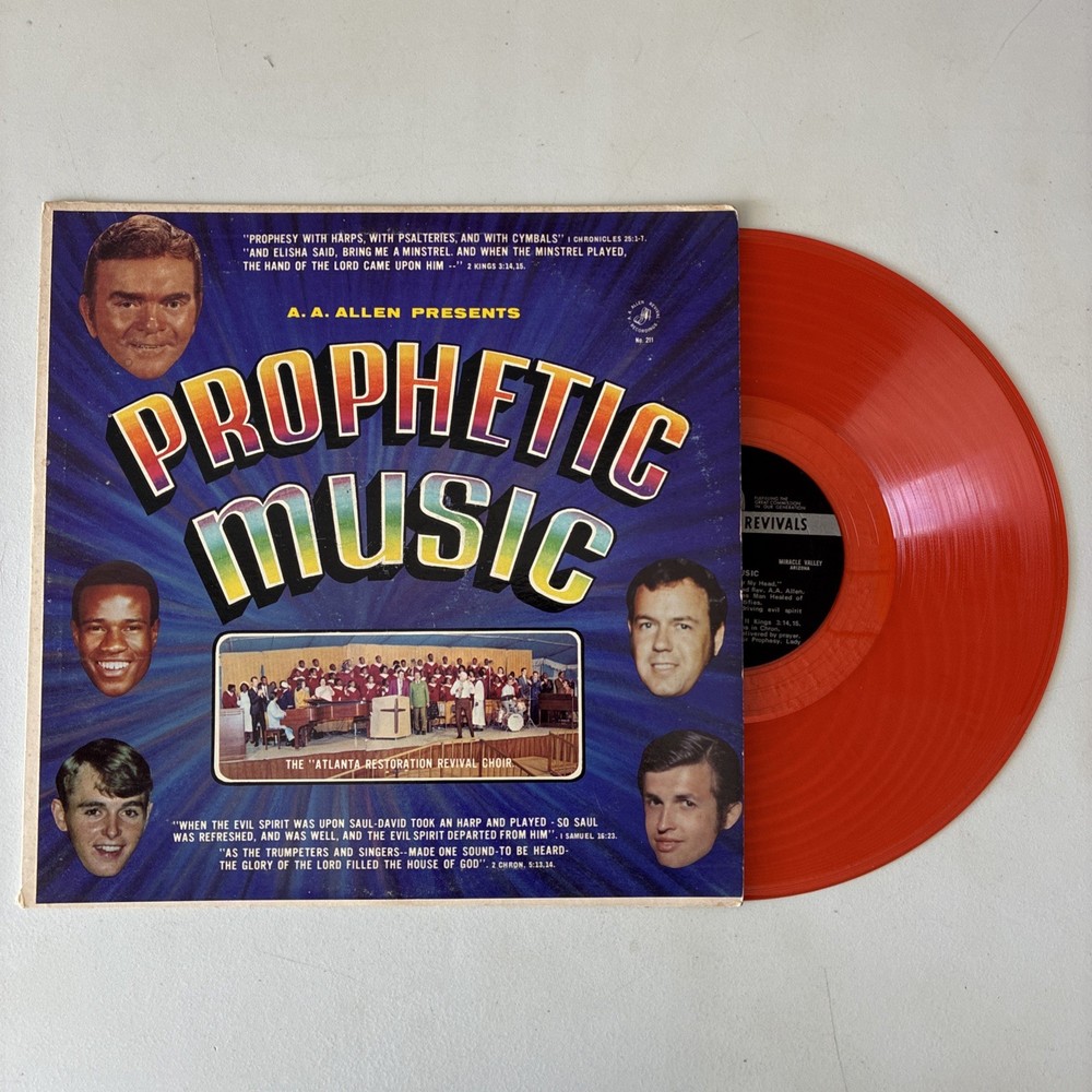 Prophetic Music LP A.A. Allen Revivals No. 211 Miracle Valley